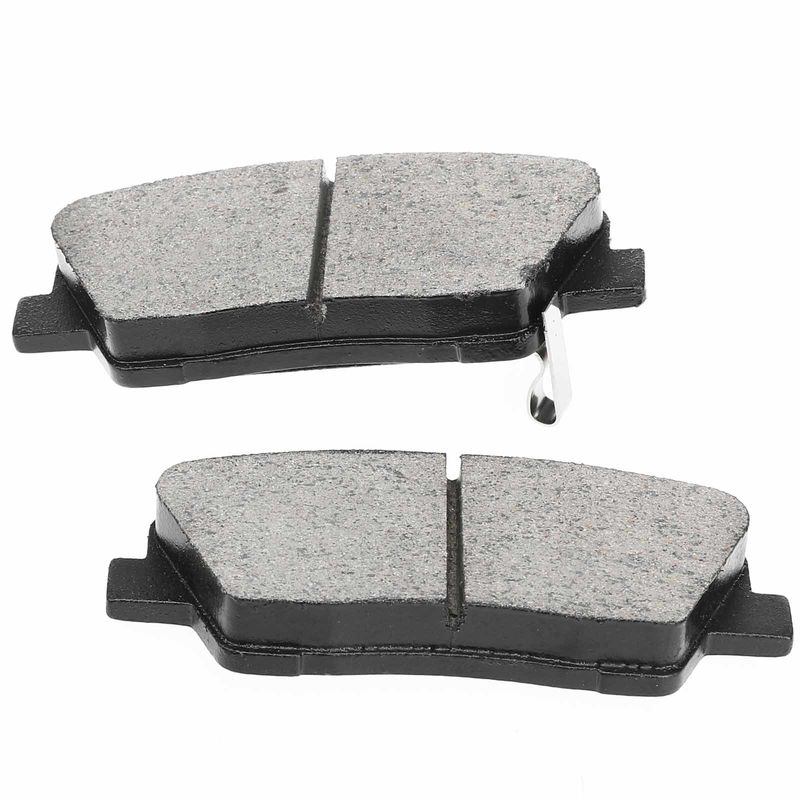 4pcs Rear Driver & Passenger Ceramic Brake Pads with Sensor for Kia K900 Borrego Hyundai Genesis Santa Fe XL