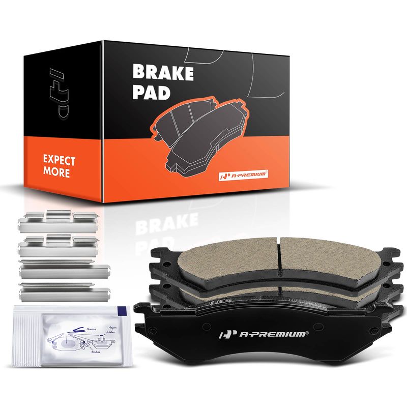4pcs Rear Driver & Passenger Ceramic Brake Pads  for Ford E-250 03-07 E-350 Super Duty E-350 Club Wagon
