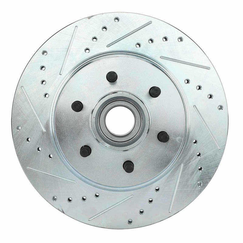 Front & Rear Drilled Rotors & Ceramic Brake Pads for Ford F-150 Lincoln