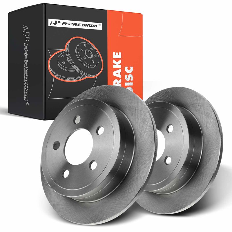 Rear Disc Brake Rotors for Jeep Wrangler 2003-2006 TJ Liberty 2003-2007