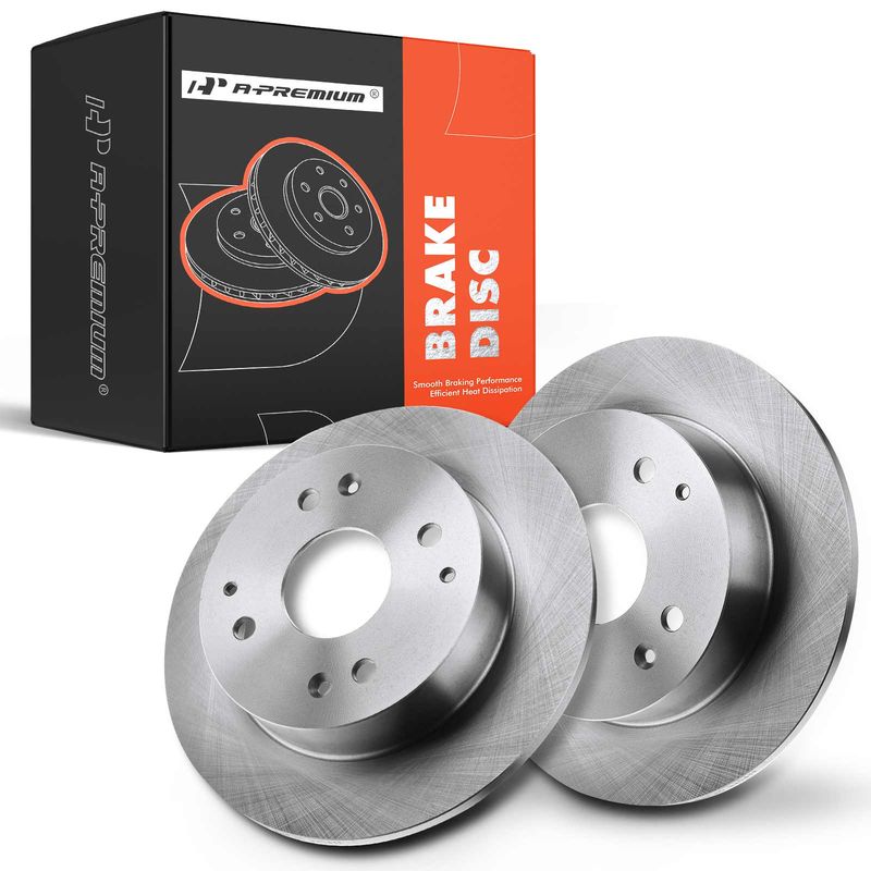 Rear Disc Brake Rotors for Honda Accord 1998-2002 Acura CL 1998-1999 L4 2.3L