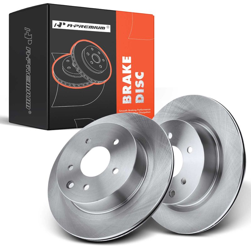 Rear Disc Brake Rotors for INFINITI G35 2003-2005 Nissan 350Z Juke X-Trail LEAF