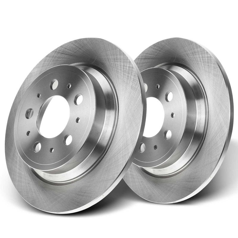 Rear Disc Brake Rotors for Volvo S60 2001-2009 S80 1999-2006 V70 2003-2007 XC70