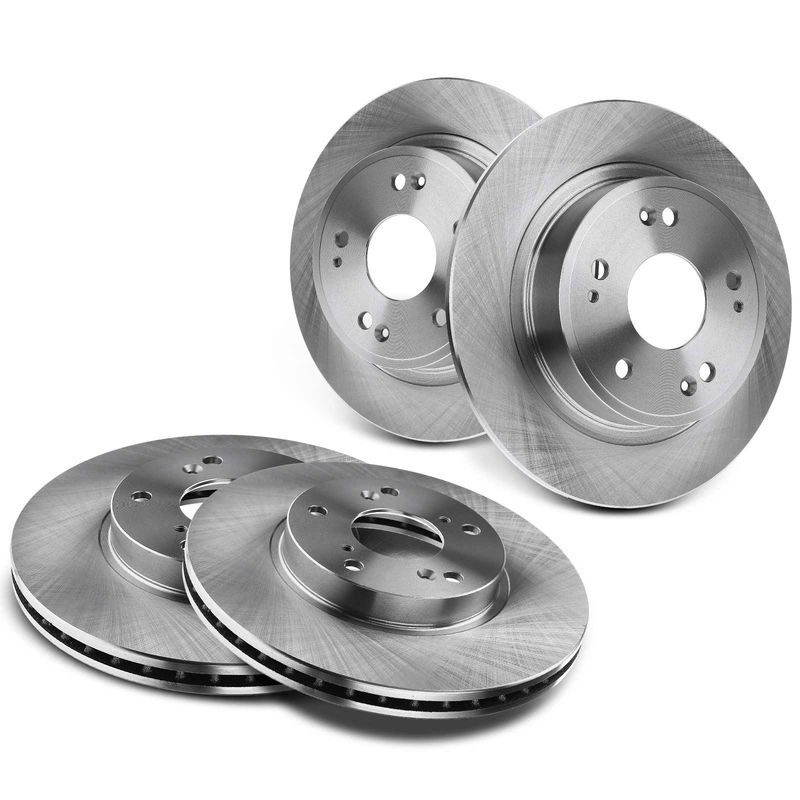 Front & Rear Disc Brake Rotors for Honda Accord 2002-2005 2008-2012