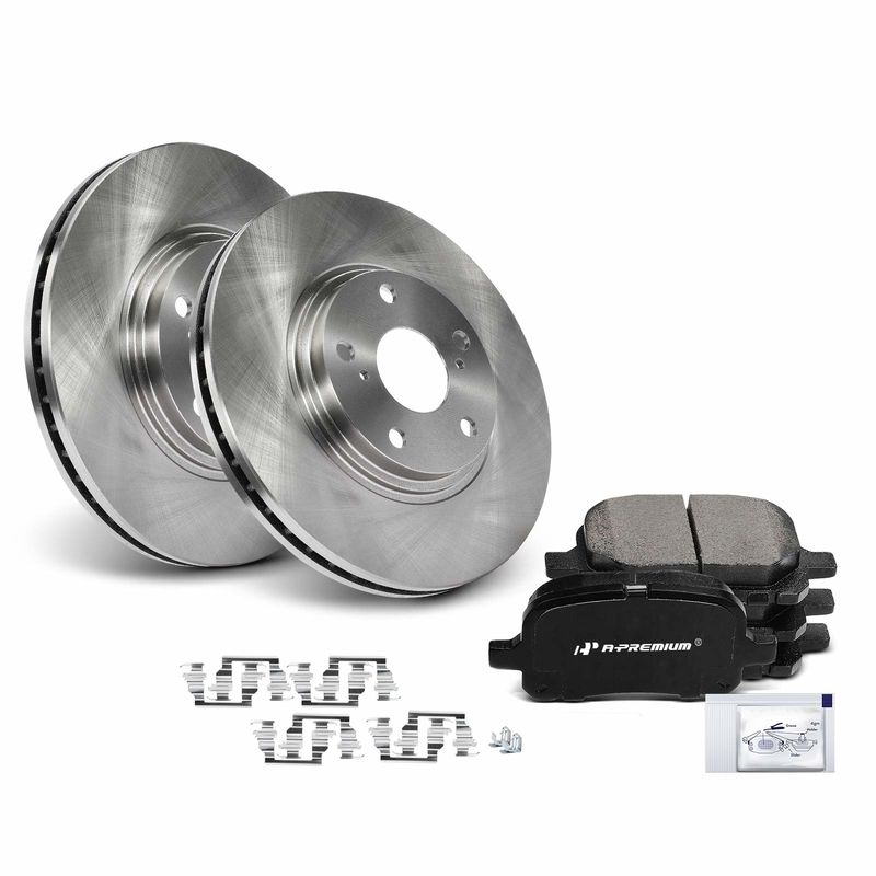 Front Disc Brake Rotors & Ceramic Brake Pads for Lexus RX300 1999-2001 V6 3.0L