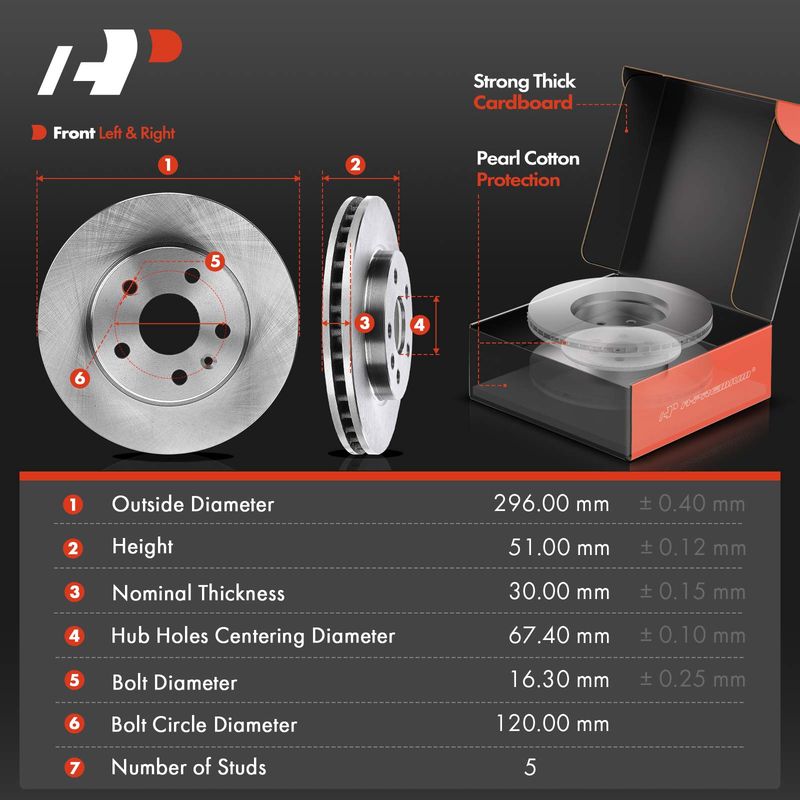 Front & Rear Disc Brake Rotors & Ceramic Brake Pads for Chevrolet Malibu Buick