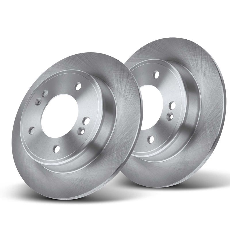 Rear Disc Brake Rotors for Hyundai Elantra GT 11-20 Kia Forte Soul 14-22 261.9MM