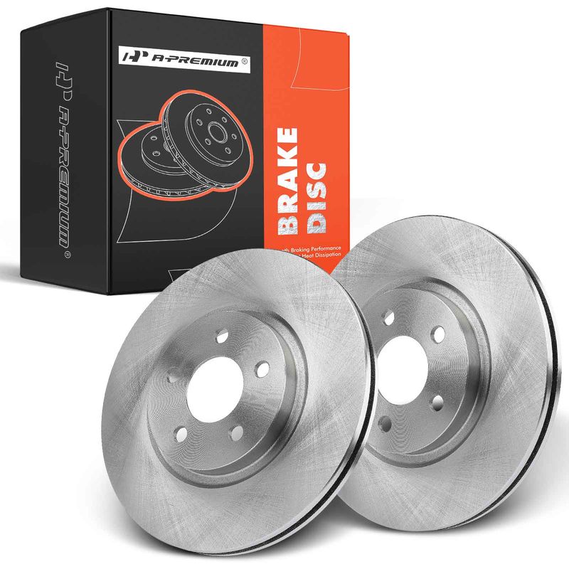 Front Disc Brake Rotors for Chrysler PT Cruiser 2001-2010 L4 2.4L