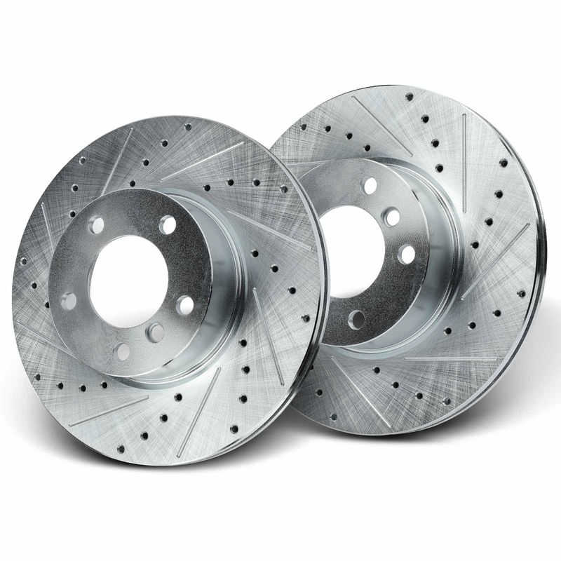 Front Drilled Brake Rotors for BMW 228i 230i 320i 323i 328d 328xi 428i 430i X1