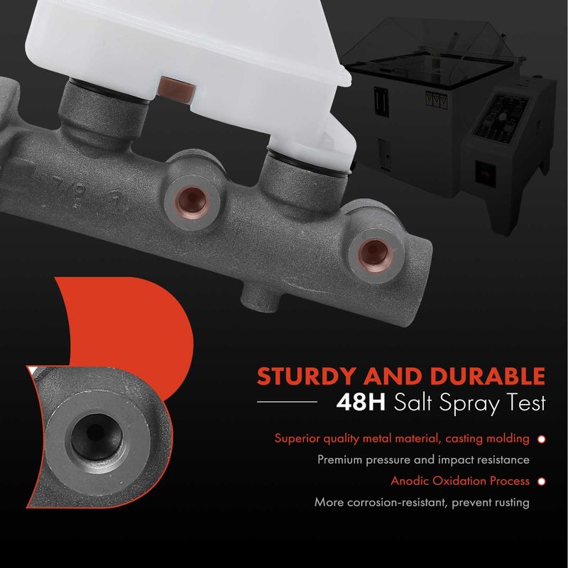 Brake Master Cylinder with Reservoir & Sensor for Hyundai Accent 2005 4-WheeL ABS