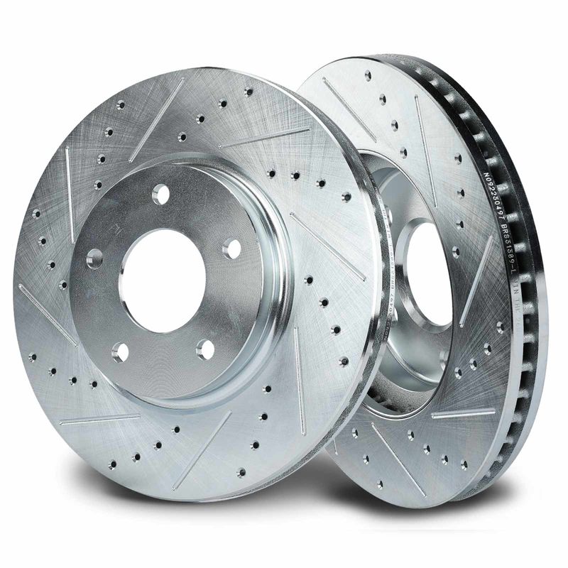 Front Drilled Brake Rotors for Nissan Quest 2004-2017 INFINITI M45 2003-2004 Q45