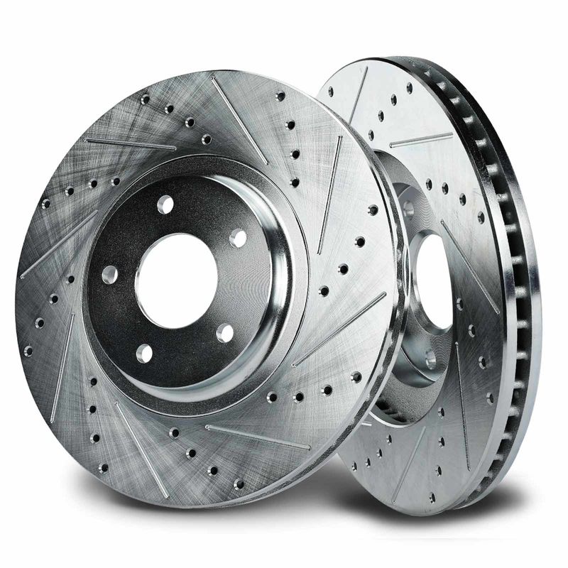 Front Drilled Brake Rotors for Nissan Murano Altima INFINITI FX35 FX45 319mm