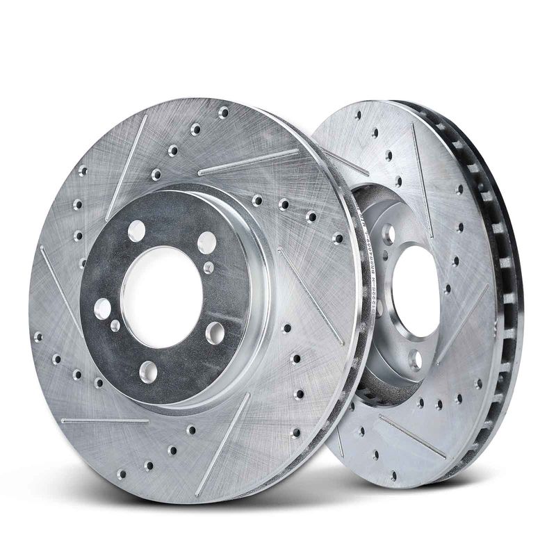 Front Drilled Brake Rotors for Ford Taurus Thunderbird Lincoln Mark VIII Mercury
