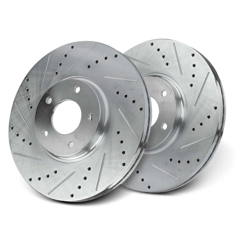 Front Drilled Brake Rotors for Infiniti EX35 G35 M35h Nissan Altima Murano