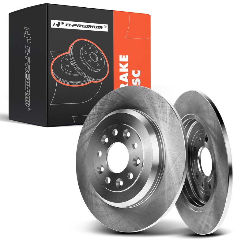 Rear Disc Brake Rotors for Ford Explorer 2011-2019 Edge Lincoln MKS MKT Mercury