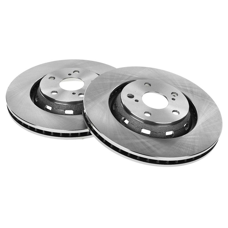 Front & Rear Disc Brake Rotors & Ceramic Brake Pads for Toyota Venza 2.7L 3.5L