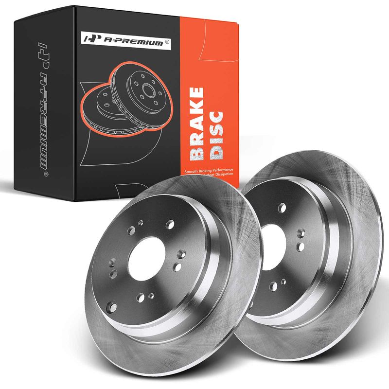Rear Disc Brake Rotors for Acura RDX 2007-2018 Honda CR-V 2005-2016 L4 2.3L 2.4L
