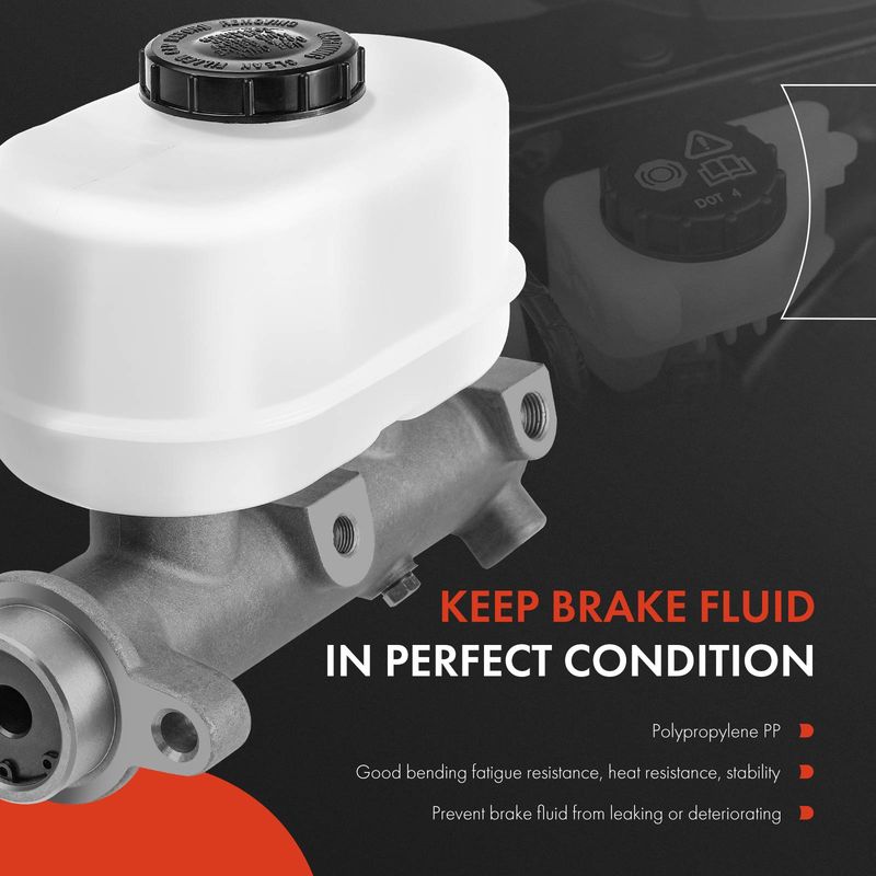 Brake Master Cylinder with Reservoir & Sensor for Chevy Silverado 1500 GMC 08-13