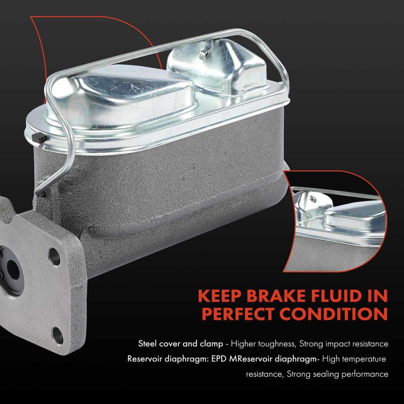 Brake Master Cylinder with Reservoir for Chrysler Cordoba 1975 Dodge Charger