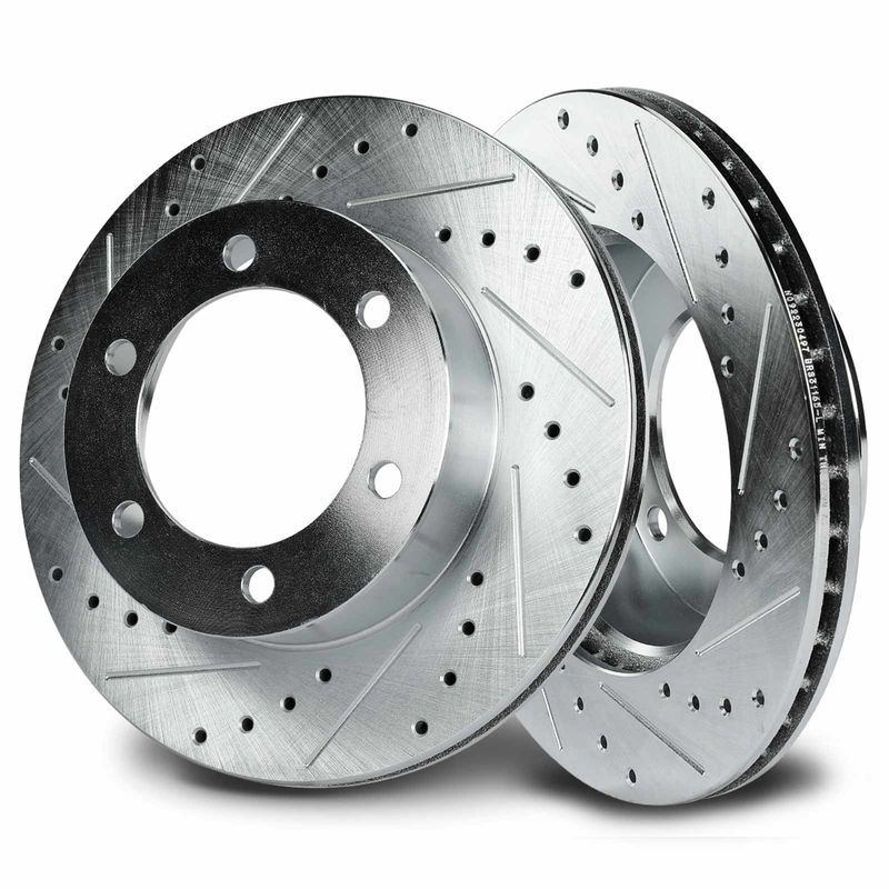 Front Drilled Brake Rotors for Toyota 4Runner 1996-2002 Tacoma 1995-2004