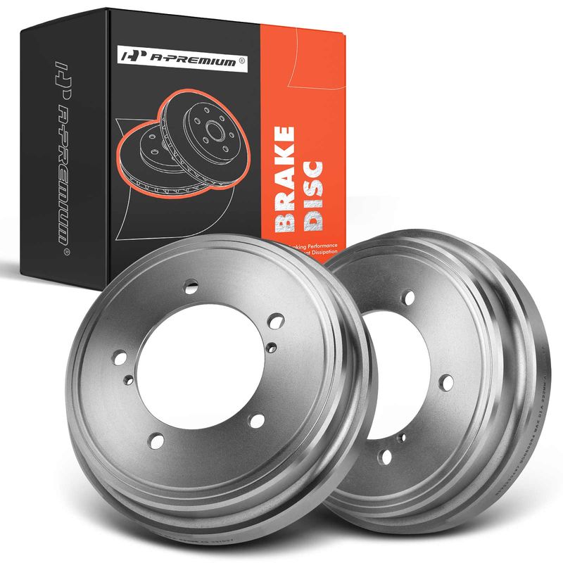 2x Rear Brake Drum for Chevrolet Tracker 2000-2004 Suzuki Grand Vitara 1999-2005