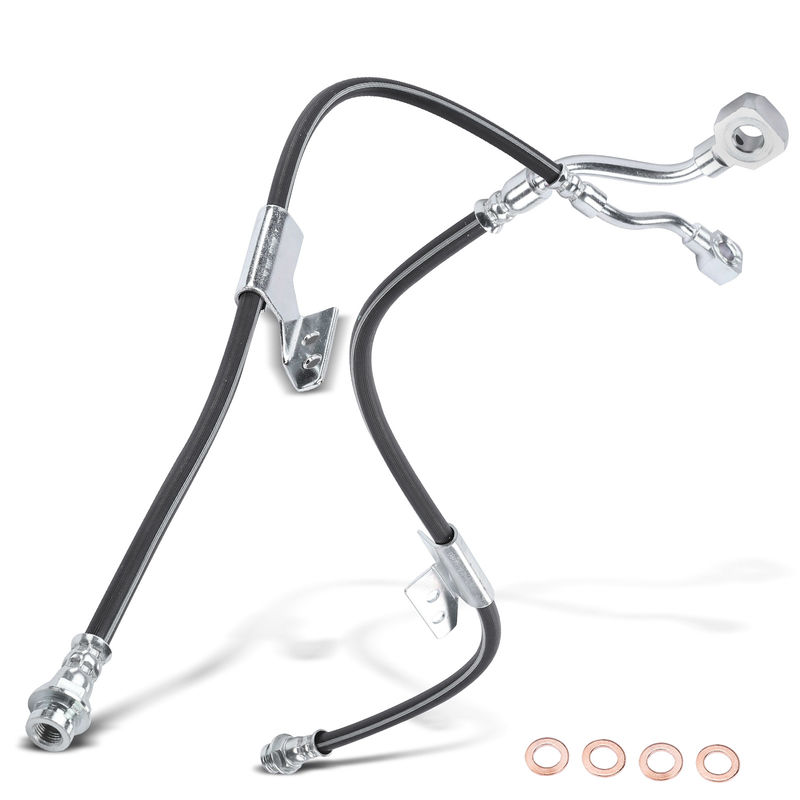 2Pcs Front Brake Hydraulic Hose for Chevrolet Tahoe 1995-2000 GMC C2500 Yukon