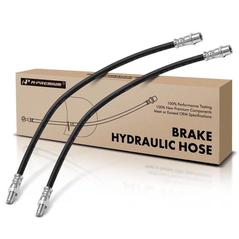 2Pcs Front Brake Hydraulic Hose for Mercedes-Benz C220 C300 CLK55 AMG E400