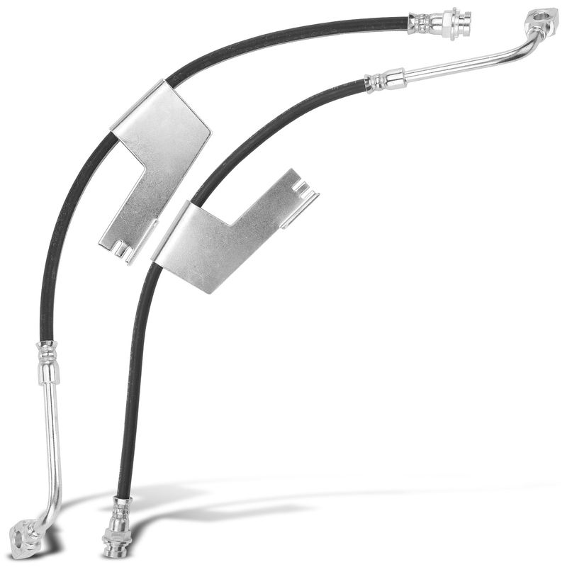 2Pcs Front Brake Hydraulic Hose for Chevy GMC C3500 1990-2000 with DRW