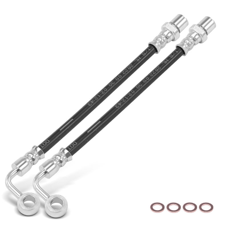 2Pcs Rear Outer Brake Hydraulic Hose for Subaru Outback 2000-2004 Baja Legacy