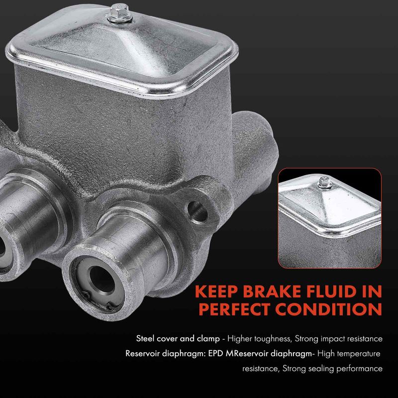 Brake Master Cylinder with Reservoir for Chevy C10 Pickup C30 Panel GMC Suburban