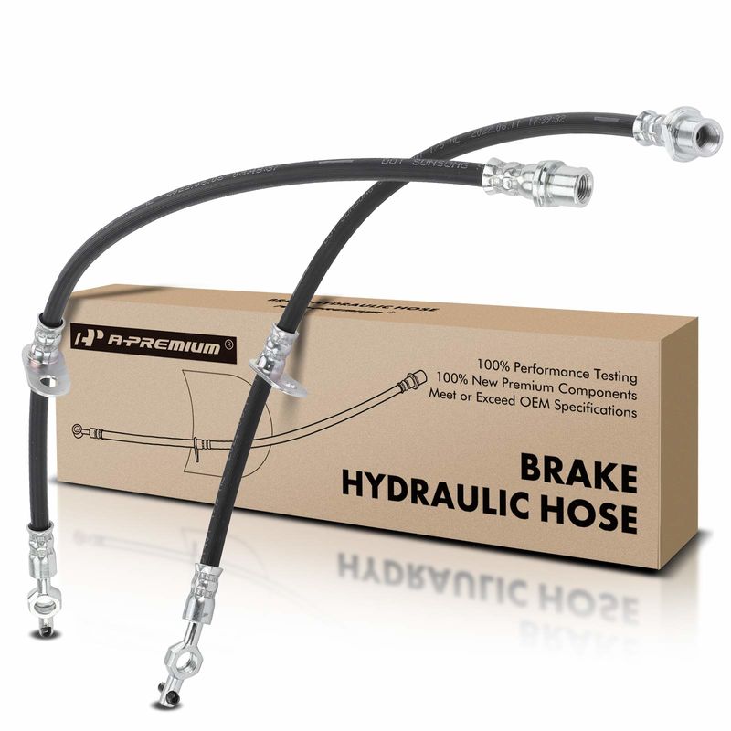 2Pcs Front Brake Hydraulic Hose for Chevrolet Geo Prizm Toyota Corolla