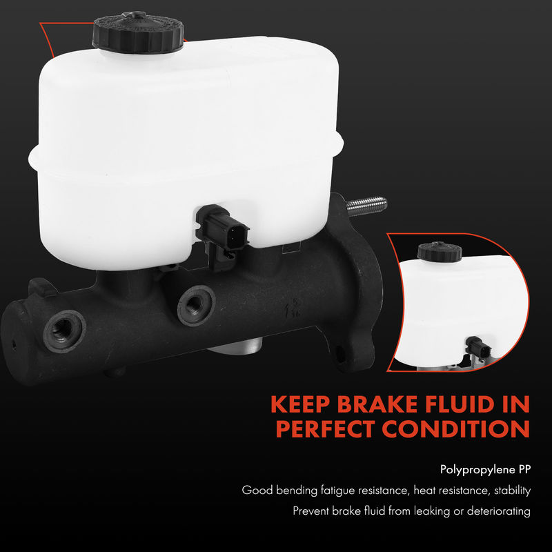 Brake Master Cylinder with Reservoir & Sensor for Dodge Ram 2500 Ram 3500 2005