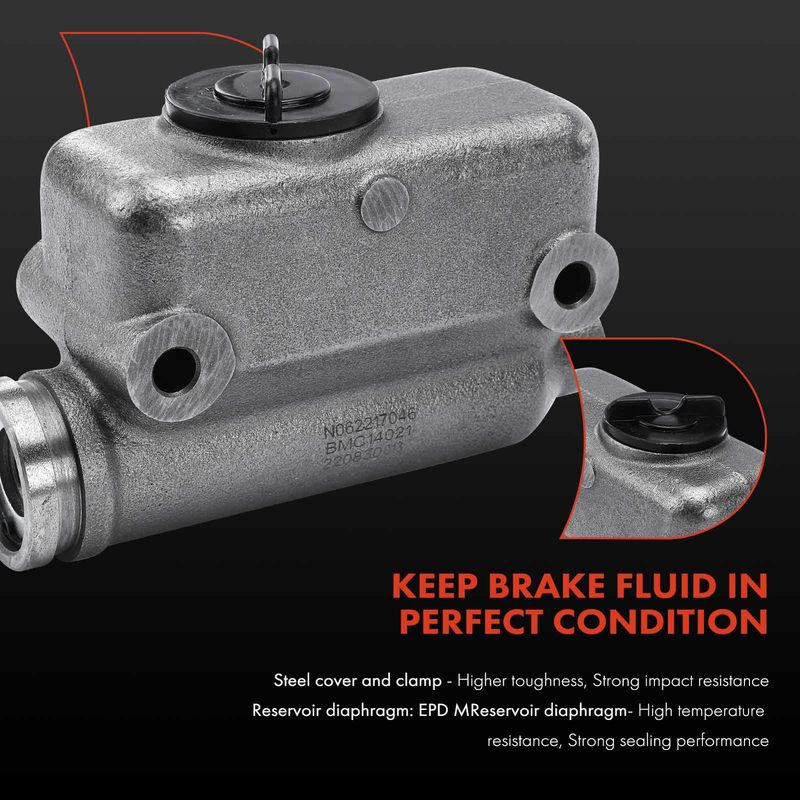 Brake Master Cylinder with Reservoir for Ford F-350 1953-1956 Bore: 1.25 In.