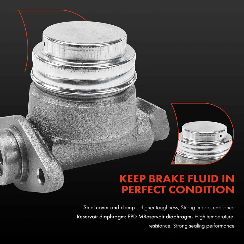 Brake Master Cylinder with Reservoir for Ford F-100 F-250 Bronco Studebaker 8E5