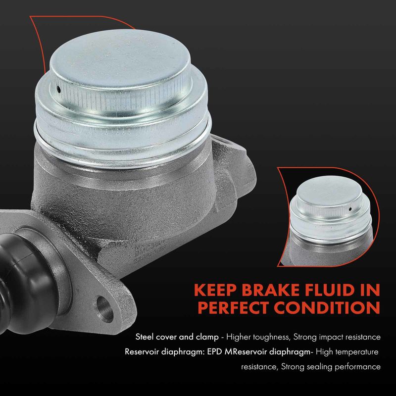 Brake Master Cylinder with Reservoir for Ford F-250 1961-1966 Bore: 1.125 In.
