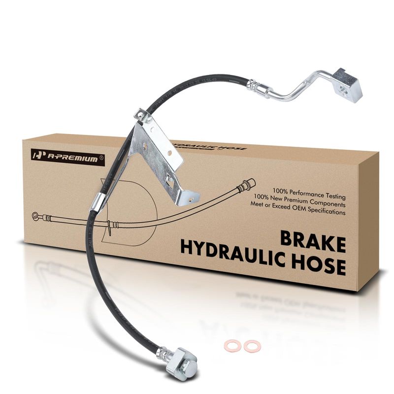 Front Driver Brake Hydraulic Hose for Ford F-450 Super Duty 2010-2016