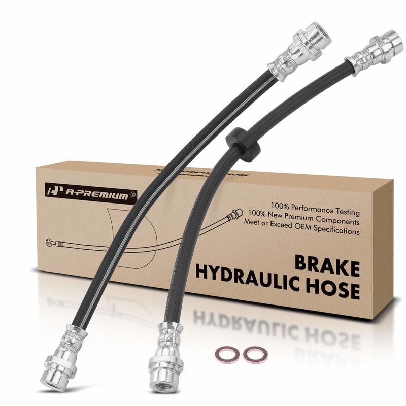 2Pcs Rear Brake Hydraulic Hose for Ford Escape Mazda Tribute Mercury Mariner