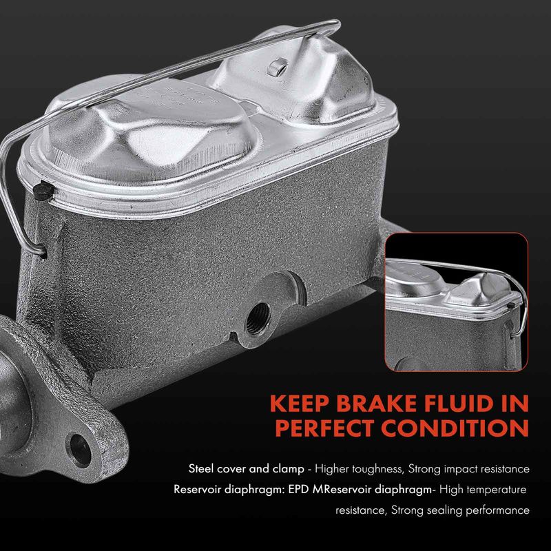 Brake Master Cylinder with Reservoir for AMC Gremlin 1972-1976 Hornet Javelin