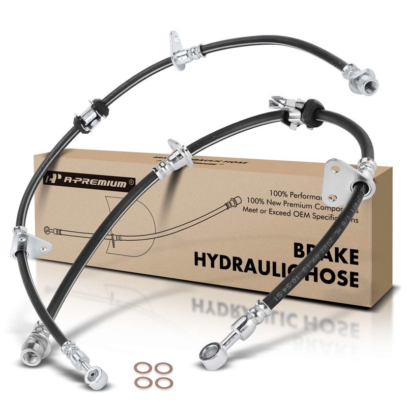 2Pcs Front Brake Hydraulic Hose for Honda Accord Odyssey Acura Isuzu
