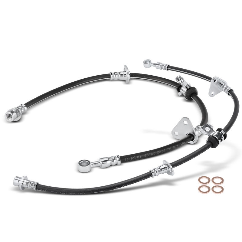 2Pcs Front Brake Hydraulic Hose for Honda Accord Odyssey Acura Isuzu