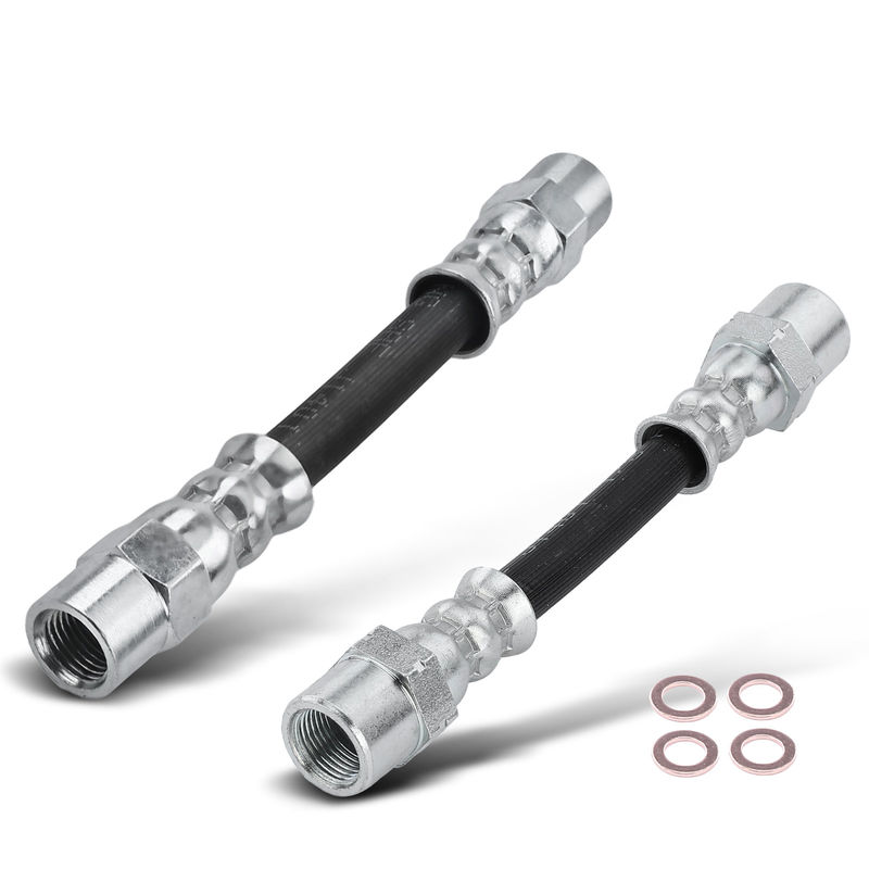2Pcs Rear Inner Brake Hydraulic Hose for BMW E39 525i 01-03 528i 530i M5