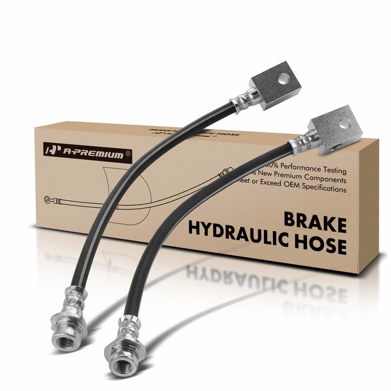 2Pcs Rear Brake Hydraulic Hose for INFINITI M37 M56 11-13 Q50 2014-2020