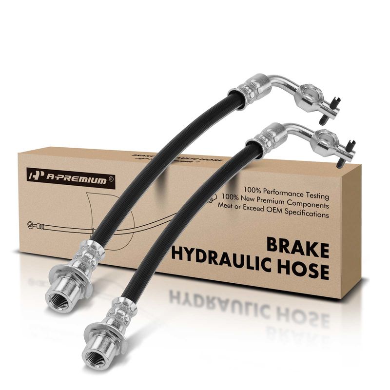 2Pcs Rear Outer Brake Hydraulic Hose for Toyota Previa 1991-1997 L4 2.4L