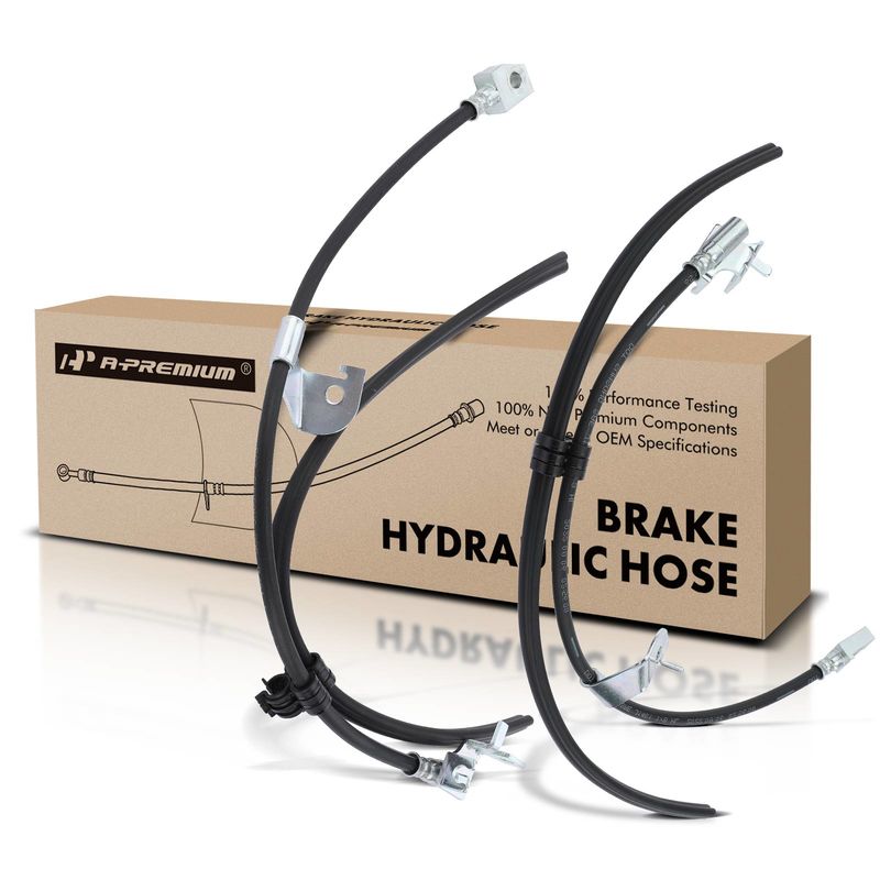 2Pcs Front Brake Hydraulic Hose for Ford Expedition Lincoln Navigator 2002-2006