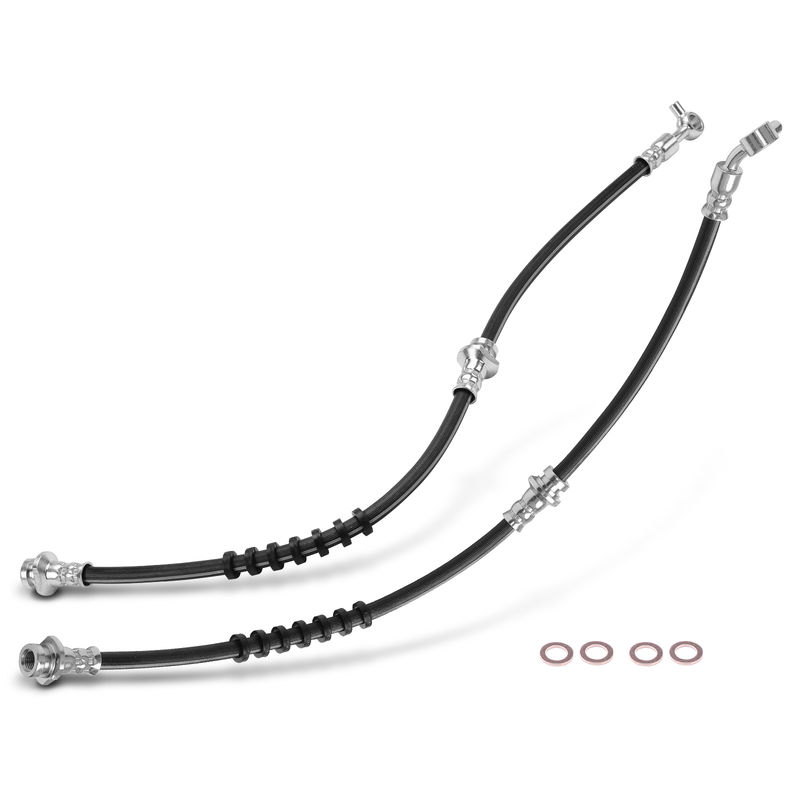 2Pcs Front Brake Hydraulic Hose for Nissan Altima 2002-2005 Maxima 2004-2008