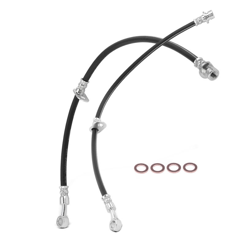 2Pcs Front Brake Hydraulic Hose for Honda Accord 2008-2012 Acura TSX 2009-2014