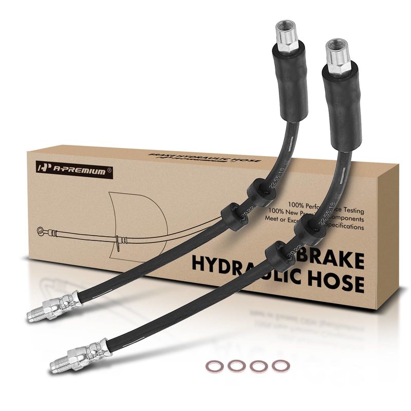 2Pcs Front Brake Hydraulic Hose for Volvo C70 1998-2004 V70 S70 1998-2000