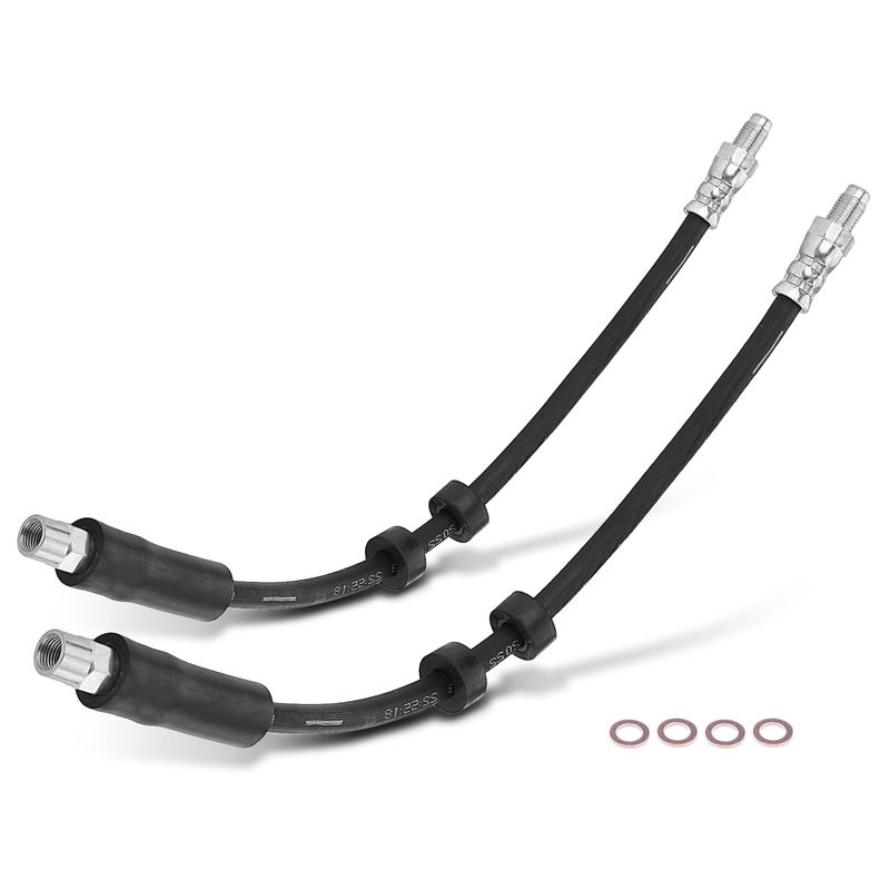 2Pcs Front Brake Hydraulic Hose for Volvo C70 1998-2004 V70 S70 1998-2000