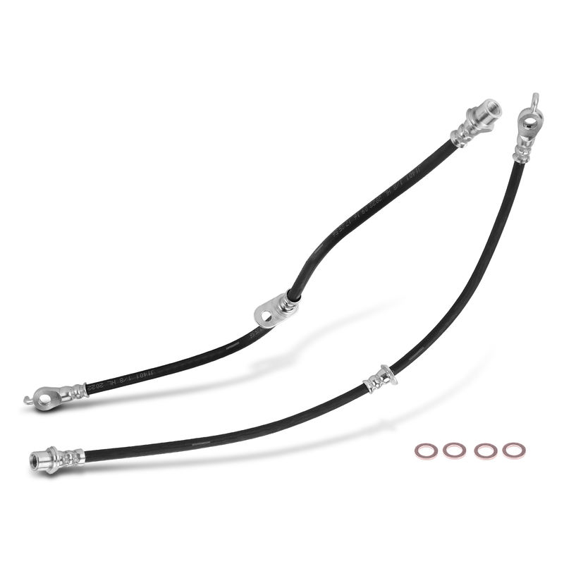 2Pcs Front Brake Hydraulic Hose for Toyota Corolla 2003-2008 Prius 2004-2009