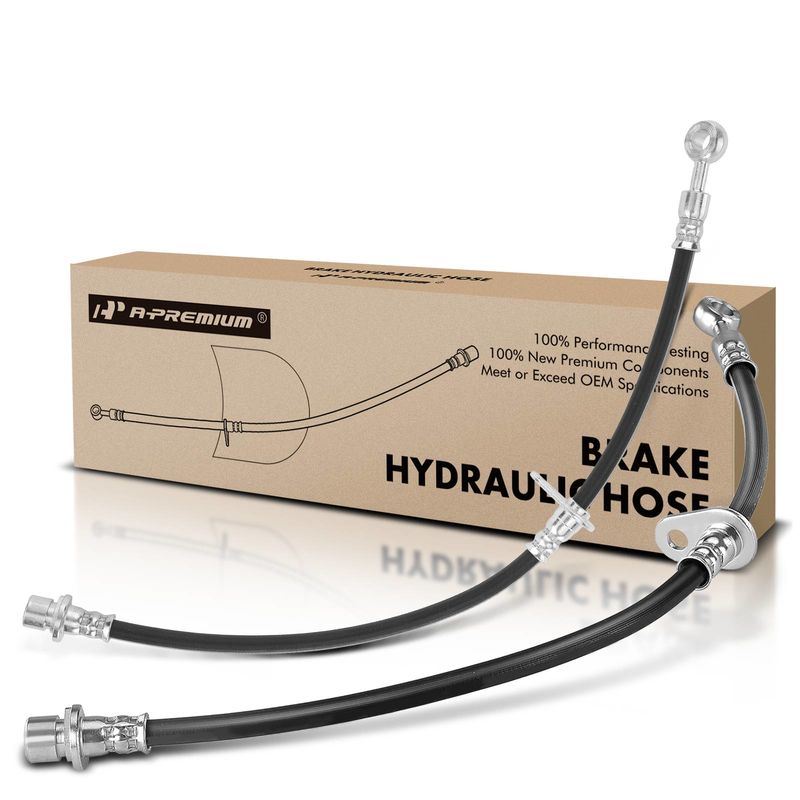 2Pcs Front Brake Hydraulic Hose for Honda Accord 98-02 Acura CL TL